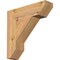 Ekena Millwork Traditional Slat Smooth Bracket, Western Red Cedar, 3 1/2"W x 14"D x 14"H BKT04X14X14TRA06SWR - alternate 1